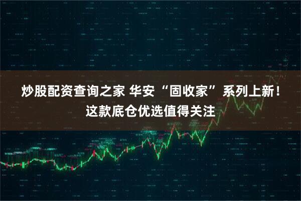 炒股配资查询之家 华安 “固收家” 系列上新！这款底仓优选值得关注